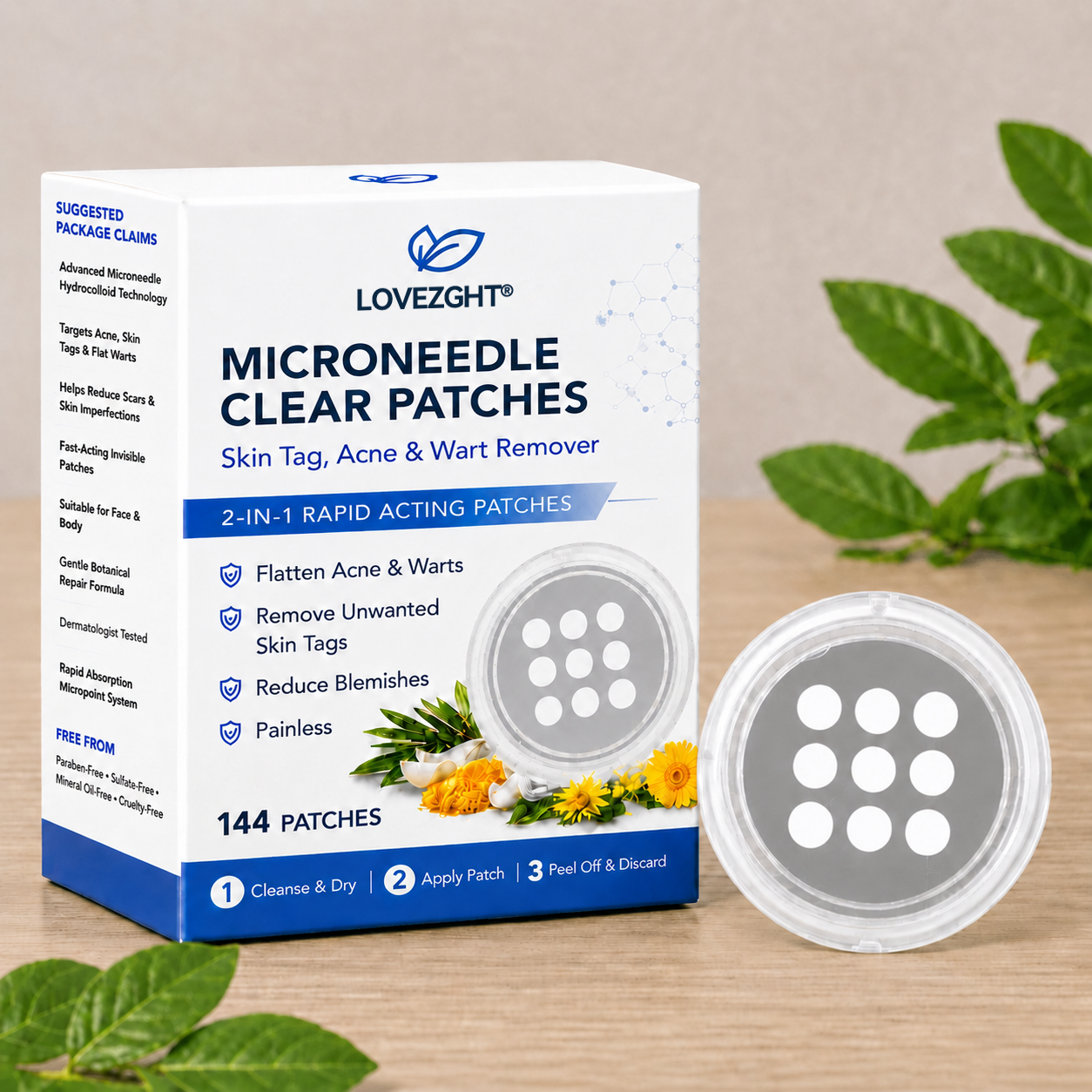 LOVEZGHT® 2-in-1 Microneedle Care Patches