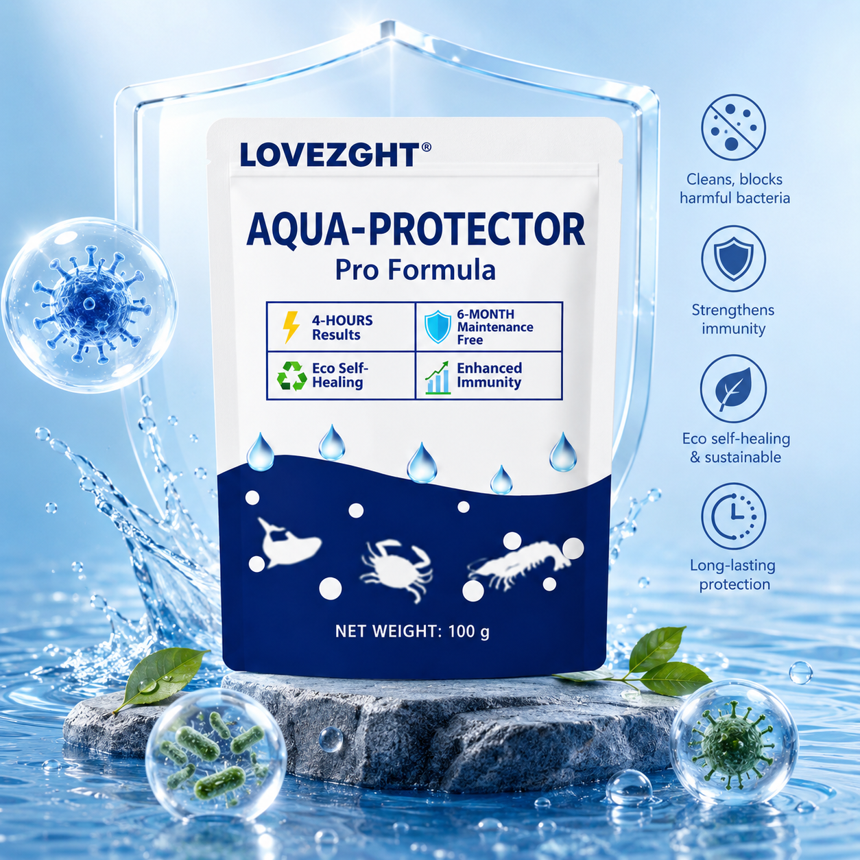 🌟 Official Store |⏱️ Crystal Clear in 24 Hours! | LOVEZGHT® Aqua-Protector Pro Formula