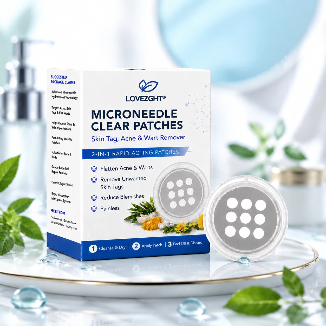 LOVEZGHT® 2-in-1 Microneedle Care Patches